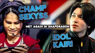 Newly Champ Sekyss met His Idol Kairi in SNAPDRAGON again.. Intense Mach up!