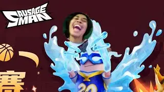 SAUSAGE MAN BASKETBALL COLORFUL BOX DRAW | no reaction