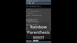 Rainbow Parenthesis in Rstudio