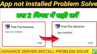 There Was a Problem Parsing The Package Download Free Fire Advance Server Download apk Problem |