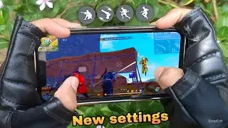 RED FIRE SETTINGS ⚡ POCO X3 PRO 📲 SETTINGS ⚙️ HUD + SENSI + DPI [FREE FIRE HIGHLIGHTS] 😍