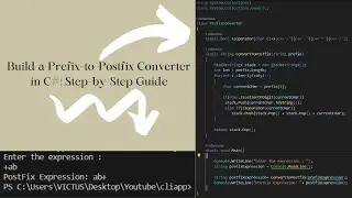 Build a Prefix-to-Postfix Converter in C#: Step-by-Step Guide