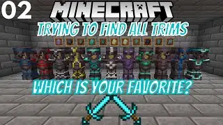 Day 2 of Trying To Find All The Amour Trims in Minecraft