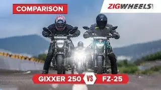 🏍Suzuki Gixxer 250 🆚 🏍 KTM 250 Duke 🆚 🏍 Yamaha FZ25 | 🏁 Performance, Mileage, Features | ZigWheels