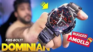 A *Luxury Rugged* AMOLED Smartwatch Under ₹2500! ⚡️ Fire Boltt Dominian Smartwatch Review!