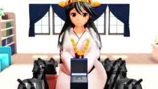 【艦これMMD】榛名改二と強い絆を結びました【ケッコンカッコカリ】