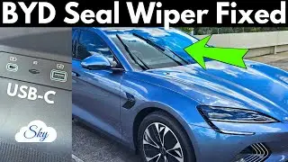 BYD Seal - How to clean wipers and USB-C fast charging not USB-A