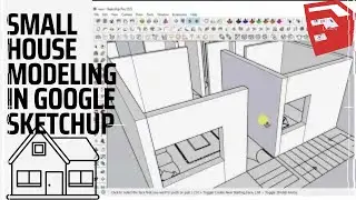 Simple plan modeling in sketchup #part1