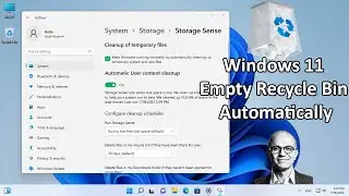 How To Empty Recycle Bin Automatically On Windows 11 [Tutorial]
