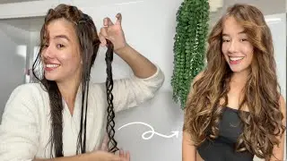 Como finalizar cabelo ondulado - Escova polvo 🐙
