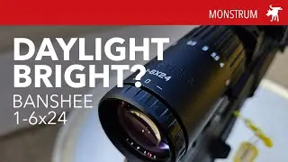 Is the Monstrum Banshee BDC-C1 daylight bright?