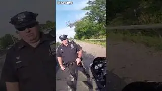 Biker BUSTED by Cop For Lane Splitting part 2