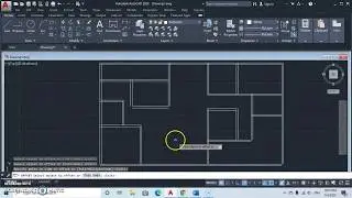 PLAN DRAWING IN 2D AUTOCAD 2020, PART 1 OF 3. COMPLETE HOUSE PLAN IN AUTOCAD