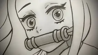 How to draw Nezuko Kamado / Comment dessiner Nezuko Kamado