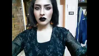 Full Makeup | Soft Cut Crease + Black Lips Tutorial | روج أسود  | ميك اب كامل
