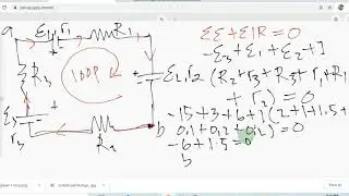 Bahas Soal Hukum Kirchoff II - Rangkaian 1 loop
