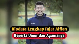 Profile & Biodata of Fajar Alfian, Indonesian Men's Doubles Badminton Athlete
