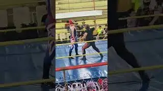 sizmo y aztaroth vs mario Rock Jr y wolf warrior