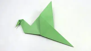 How to Make a Paper Flapping Bird - Origami Flapping Bird Instructions