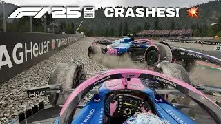 F1 2025 𝗥𝗘𝗔𝗟𝗜𝗦𝗧𝗜𝗖 CRASHES 💥 #3 *DAMAGE MOD*