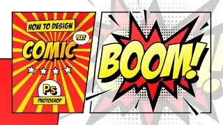 Comic Book Text Effect - Photoshop Tutorial