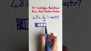 bir çokluğun belirtilen birim kesir kadarını bulma