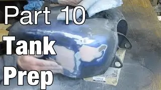 Prepping the tank for paint - Moto Fugazi Build Part 10