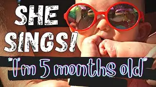 😍 MOM SINGS BABY UPDATE, SO CUTE! 5 month old baby, 5 months old milestones, five months development
