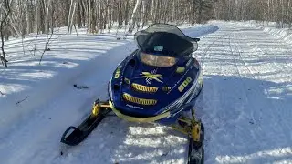 epic snowmobile trip Kinross mi