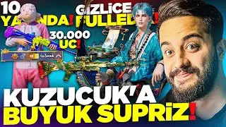 KUZUCUĞUN HESABINI GİZLİCE ALIP 30.000 UC FULLEDİK! ÇOKK SEVİNDİ! PUBG Mobile