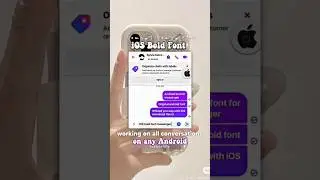 iOS SF Bold Font working on Messenger on any Android #iosboldfont #iosmessenger #iosonandroid