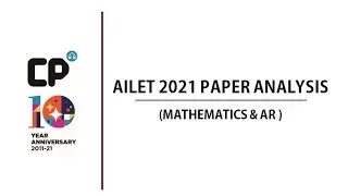 AILET 2021 PAPER ANALYSIS | MATHEMATICS & AR SECTION