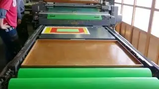 Lithography printing - poster printed at Kawalabo - 4