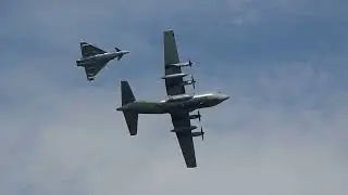 2x Eurofighter Typhoon Scramble & Intercept Demonstration | Airpower22