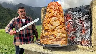 Chicken Doner Cooked By A Local Recipe! All The Children Were Delighted!