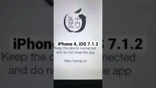 iPhone 4, iOS 7.1.2 jailbreak using 3uTools 💔