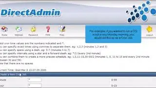 5) How to setup a Cron Job in Direct Admin by Gecko Websites