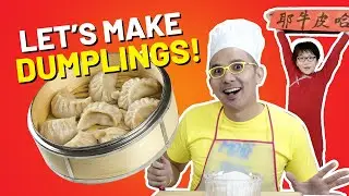 Chinese Kid Shows How To Make Dumplings