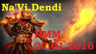 Dendi plays Ember Spirit 6.86 hard game