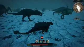 |PATH OF TITANS| Ивент на AGE OF DINO.  Убить БОССА