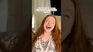 She COULDN’T contain her excitement at THE END 😂 