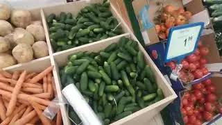Цены на продукты в супермаркете  Эстонии.