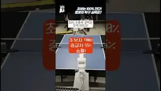 초보는 100% 진다! 구글이 만든 로봇의 탁구 실력은?