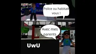 "Police ou habitait vous..."  Meme brookhaven Roblox Fr!