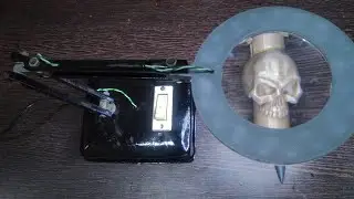 How to make LED ring Magnification Lamp from old table lamp