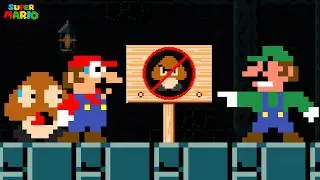 Super Mario Bros., but Goombas Are Forbidden Here...