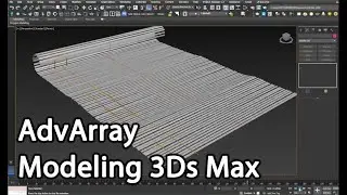 Tutorial AdvArray 3Ds Max - پلاگین عالی برای مدلسازی مکس