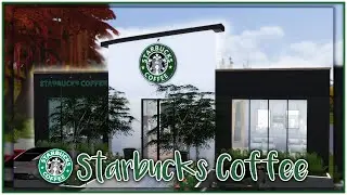 ☕️Starbucks In The Sims 4?! | SIMS 4 STARBUCKS COFFEE SPEEDBUILD