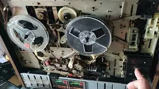 Test Grundig TK845 après changement de courroies.
