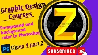 How to create foreground and background color in Photoshop/Class No 4 part 2